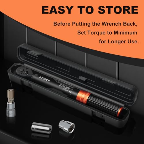 Kerry 1/4 Inch Drive Click Torque Wrench, 20-240 in-lb/2.3-27.1 Nm - size: 1pcs 1.67-20 FT.LB, style: 20-240in.lb