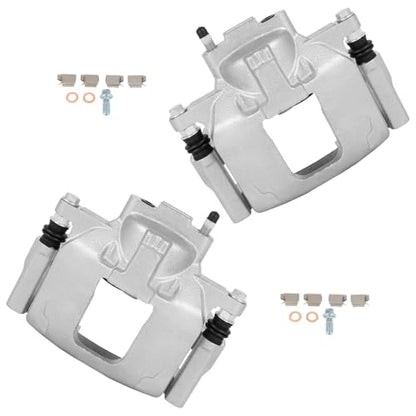 cciyu Front Left & Right Disc Brake Calipers w/Bracket 18B5044A 18B5045A - size: Front[18B5044A+18B5045A]