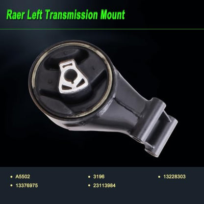 Motor Mount Set Compatible with Impala 2014-2016 2.5L - size: 2014-2016 CHEVROLET IMPALA 2.5L