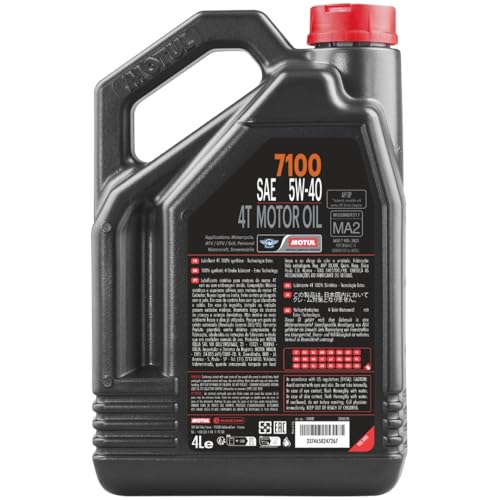 MOTUL 7100 Synthetic 5W40 Motor Oil 4L 104087 - color: 5W-40, size: 4L