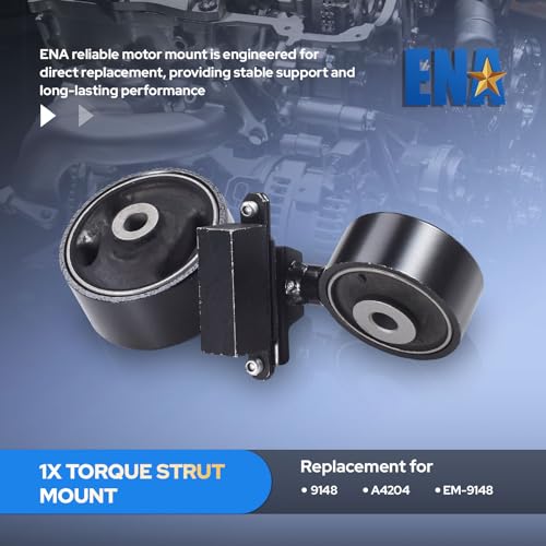 ENA Front Engine Torque Strut Mount Compatible with Toyota 2004-2008 Camry 2002-2006 Solar 2.4L Automatic Replacement for A4204