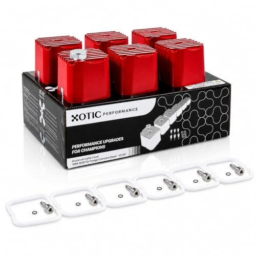 Valve Covers Compatible for 1989-1998 12V 5.9L Dodge Cummins | Xotic Performance™ VC100