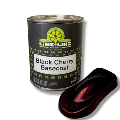 LiME LiNE Shadow LiNE Automotive Basecoat - Changes with Light - Black in the Shadows, Dazzling Metallic Under Light - 2K Clearcoat Topcoat Required (Black Cherry, 1 Pint) - color: Black Cherry, size: 16 Fl Oz (Pack of 1)