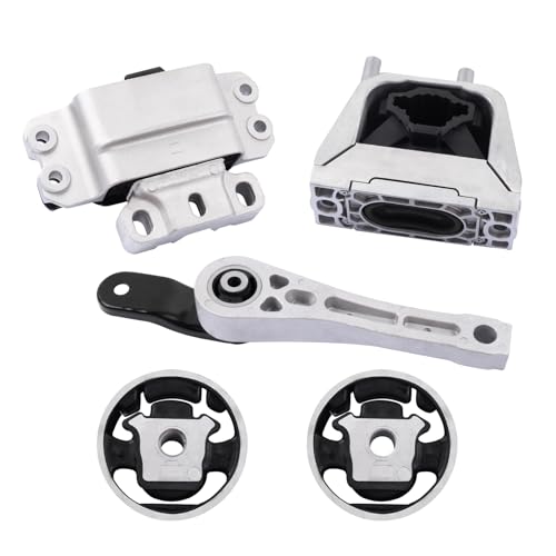 5pc Engine Motor & Transmission Mount Kit for 2005-2010 Jetta 2.0L Beetle 2.5L 2006-2014 Golf 2.5L 2012-2014 Passat 2006-2009 Rabbit - size: 2006-2010 Beetle 2.0L