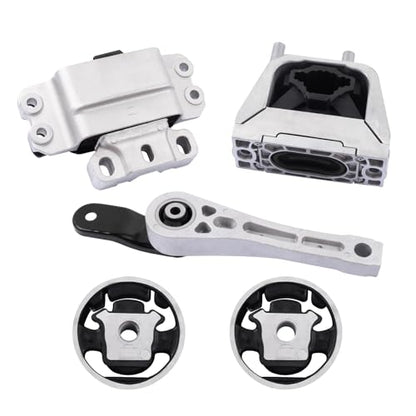 5pc Engine Motor & Transmission Mount Kit for 2005-2010 Jetta 2.0L Beetle 2.5L 2006-2014 Golf 2.5L 2012-2014 Passat 2006-2009 Rabbit - size: 2006-2010 Beetle 2.0L