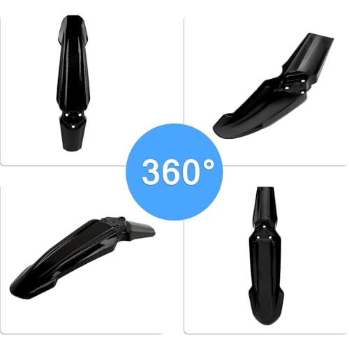 XINGWU Front Fender for Surron Light Bee X/S Segway X160/X260 Dirt Bike Motorcycle Front Fender Modified Mudguard Protector for Ebikes Black - size: Front Fender, style: Black