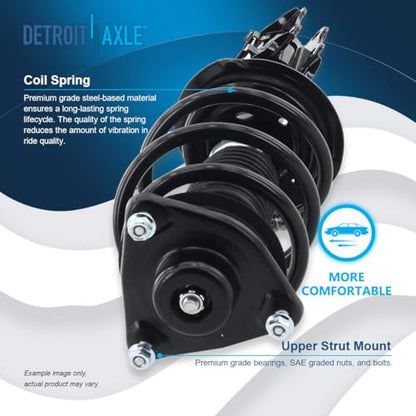Detroit Axle - Front Suspension Kit for 2011 Hyundai Sonata 2.4L - size: 4QU47825/ Big strut kit