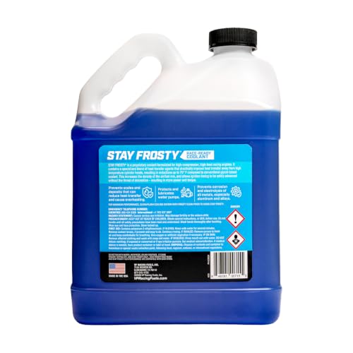 VP Racing Fuels 23051 Stay Frosty Race-Ready Coolant, 1 Gallon (4 Pack) - color: Race-Ready, size: 1 Gallon