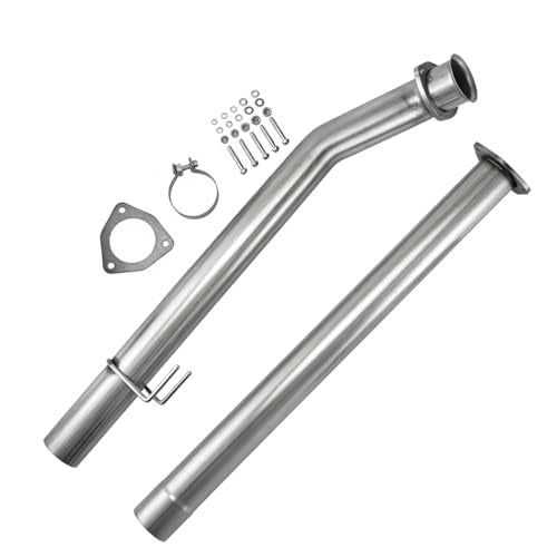 Stainless Steel Exhaust Pipe Kit for 2011-2019 Ford F-250 F-350 F-450 SuperDuty Pickup Truck 6.7L 4" Powerstroke Diesel - size: for 2011-2019 F-250 F-350 F-450