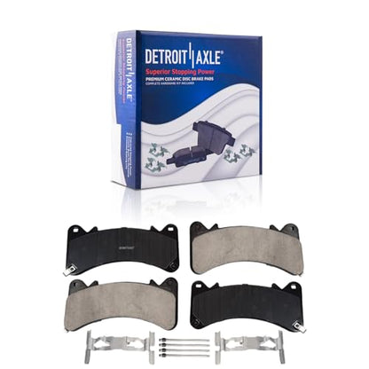 Detroit Axle - 8pc Brake Kit for 2021 GMC Yukon XL Cadillac Escalade ESV - size: 8PR53657/KIT