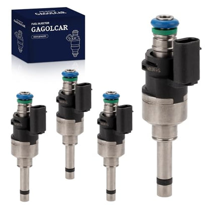 4-Pack Fuel Injectors Set | Compatible with Ford Escape 2017-2019 Fusion 2014-2020 1.5L L4 Turbo VIN:D| Replaces FJ1235 DS7Z9F593A CM5257 - size: 4 X FJ1235