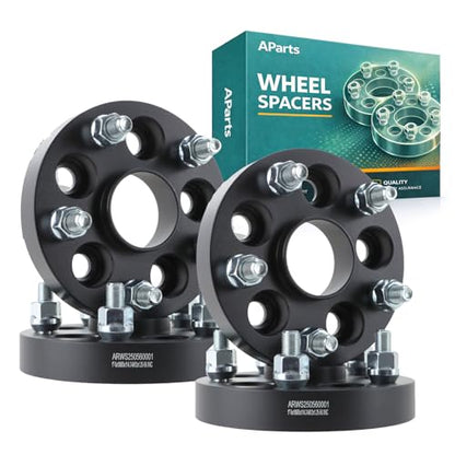 AParts 5x100mm to 5x114.3mm Hubcentric Wheel Spacers 1", 56.1mm Hub Bore, M12x1.25 Studs, Forged Aluminum Wheel Spacers Compatible with for Saab 9-2X 2005-2006, for Saab 9-2X 2005, for Subaru BRZ 2013 - size: 1"-5x100mm to 5x114.3mm-56.1mm-M12x1.25