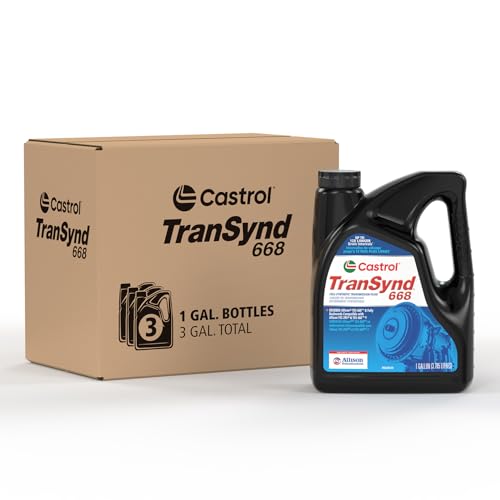 Castrol TranSynd 668 Full-Synthetic Auto Transmission Fluid, 1 GA, 3 Pack