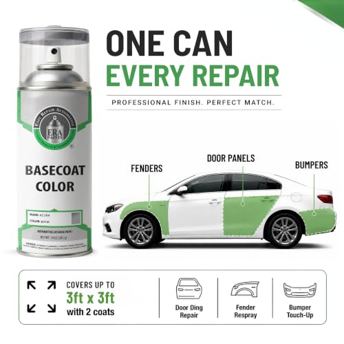 ERA Paints - WA379E - Red Tint Coat Metallic for GMC Exact OEM Color Match Automotive Touch Up Paint for Cars - Spray Paint with Premium Spray Nozzle - 2K Premium Kit - Made in USA - style: Spray - 2K Premium Kit