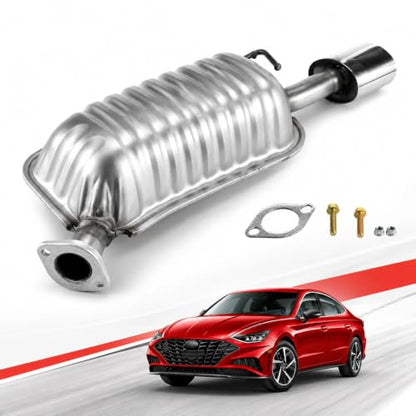 53893 Rear Exhaust Muffler for 2011-2014 Hyundai Sonata 2.0L/2.4L Left HS08 - size: Sonata''SIZE