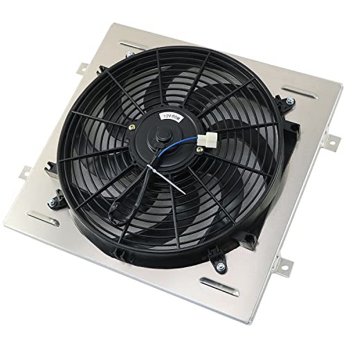 Aluminum Radiator Shroud 14" Fan for 1964 1965 1966 64 65 66 Ford Mustang Falcon Comet V8