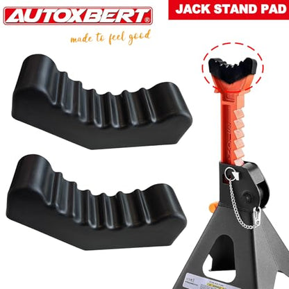 6Ton Car Jack Stand Rubber Pad Slotted Lift Floor Adapter Repair Tool Frame Rail Pinch Weld Lifting Universal Repair Tools Safety Grip Pads - color: Black, size: 6 Ton