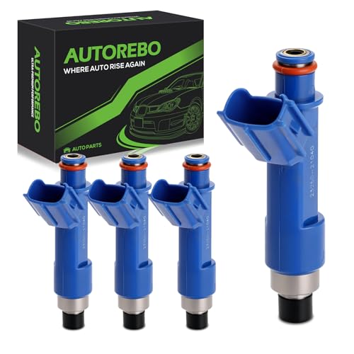 Fuel Injectors Set of 4 Compatible with Toyota Yaris 1.5L L4 Gas# Replace 23250-21040 23209-21120 23209-21040 FJ806 2320921040, 2007 2008 2009 2010 2011 2012 2013 2014 2015 2016 2017 2018 - size: 806