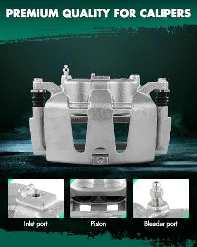 SCITOO Front Right Disc Brake Caliper With Bracket 18B5403 - size: Front Passenger[18B5403]