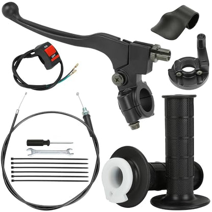 Mini Bike Throttle Assembly Brake Lever Kit for CT200U CT100U - color: Black
