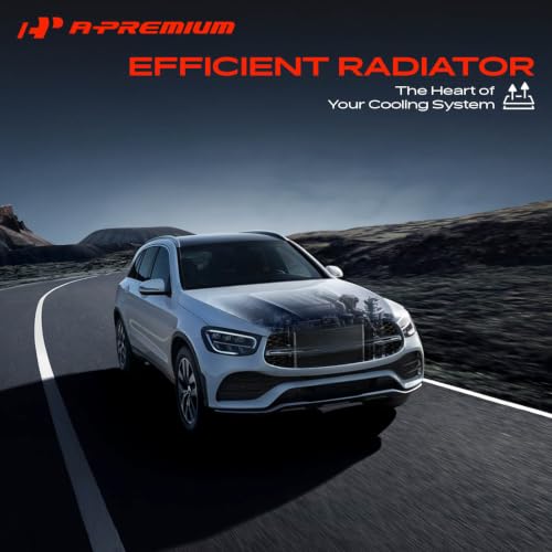 A-Premium Engine Coolant Radiator Assembly Compatible with Dodge, Chrysler