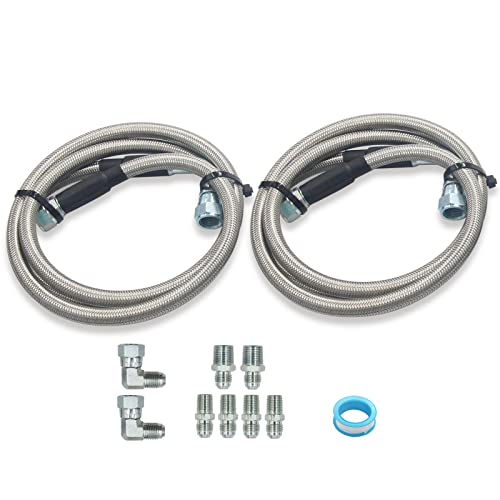 6AN 52inch Transmission Cooler Hose Line Kit - style: 700R4/ TH350/ TH400/ NP-700RTL