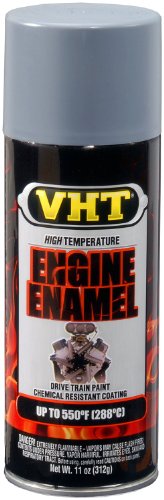 VHT SP148-6PK 550° Engine Enamel High Heat Spray Paint Primer – Light Gray, Gloss – 11 oz. Aerosol Can, 6-Pack - color: Light Gray, size: 11 Ounce (Pack of 6), style: Primer
