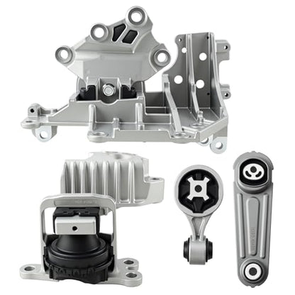 AUTOKAY Motor Mount Kit Set for Nissan Rogue 2.5L 14-17, 4pc