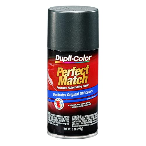 Dupli-Color Perfect Match Premium Automotive Paint, Storm Gray (M), 8 oz - color: Storm Gray, size: 8 Ounce (Pack of 1), style: General Motors