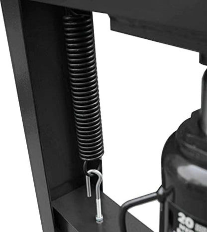 Torin ATY20011B Steel H-Frame Hydraulic Garage/Shop Floor Press with Stamping Plates, 20 Ton (40,000 lb) Capacity, Black