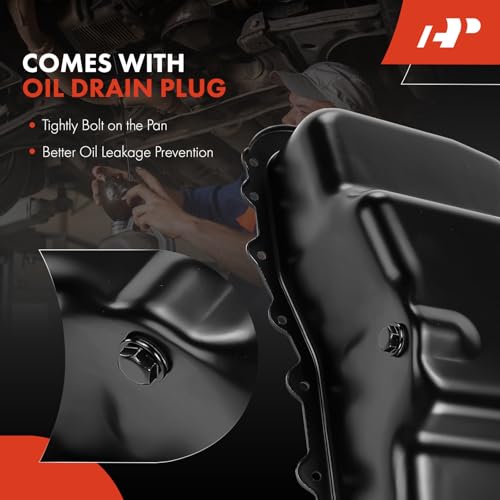 A-Premium Engine Oil Pan Sump with Drain Plug