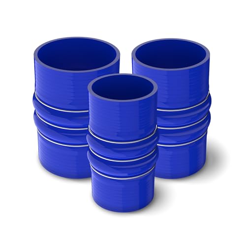Endure 3.5"(89mm) Turbo Intercooler Hose, CAC Silicone 4-Ply - Blue - color: Blue, size: 3.5Inch-(89mm)