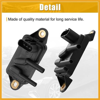 EGR Valve Pressure Feedback Sensor DPFE Sensor F77Z9J460AB DPFE15 for Ford F150 F250 Focus for Lincoln for Mazda for Mercury Exhaust Gas Recirculation Pressure Feedback Replacement