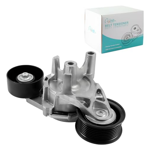 AULINK 3C2Z6B209AA Belt Tensioner Assembly with Pulley (6.0L V8) For Ford - size: 3C2Z6B209AA