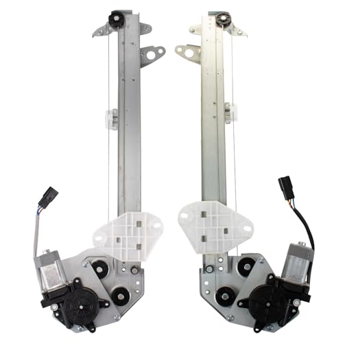 TRQ Front Power Window Regulator & Motor Assembly Set - style: WRA11698
