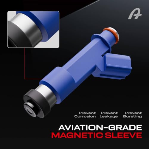Fuel Injectors Set of 4, Compatible with L4 1.8L Toyota Pontiac