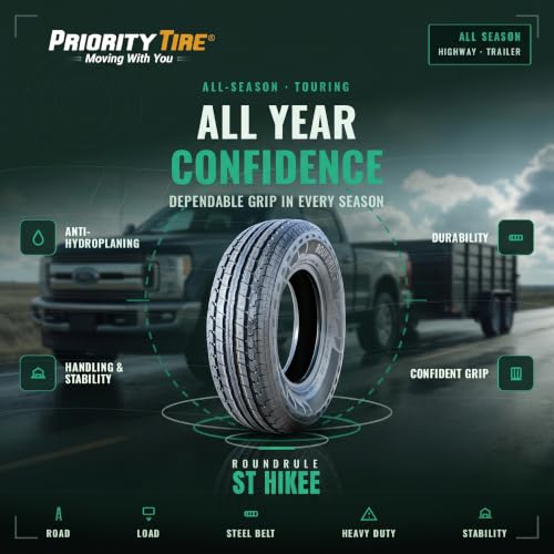 Roundrule ST Hikee ST215/75R14 All Season D (8 Ply) Semi-Steel Tire - size: 215/75R14