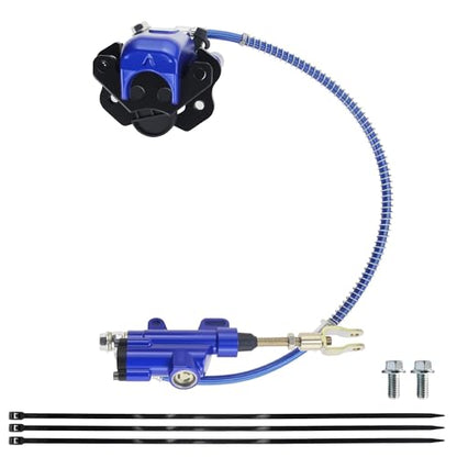 PRO BAT Rear Brake Master Cylinder Caliper Assembly - color: blue