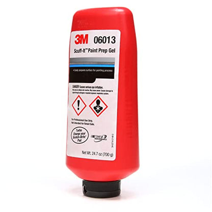 3M Scuff-It Paint Prep Gel, 06013, 24.7 oz, Red