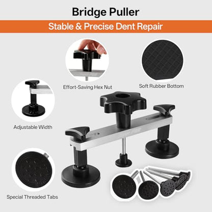 Paintless Dent Repair Kit for Car, PDR Paintless Dent Removal Tools