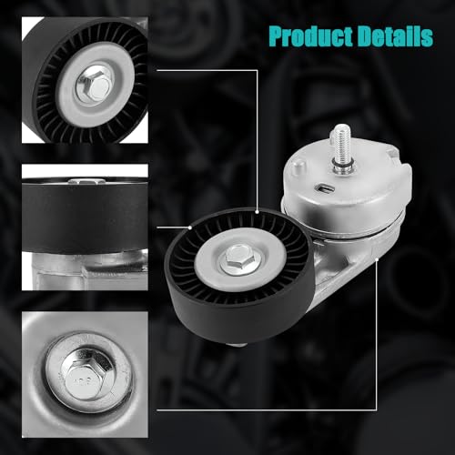 AULINK LR071035 Belt Tensioner Assembly with Pulley (3.0L 5.0L) - size: LR071035