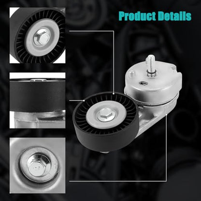 AULINK LR071035 Belt Tensioner Assembly with Pulley (3.0L 5.0L) - size: LR071035