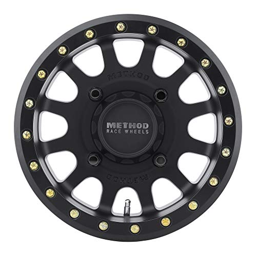 Method Race Wheels 401 UTV Beadlock Matte Black 14x7" 4x136", 13mm offset 4.3" Backspace, MR40147047543B - color: Matte Black, size: 14x7 inches