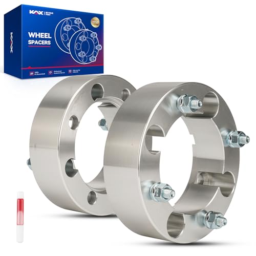 KAX 4x137mm Lug-Centric ATV Wheel Spacers 2 inch fit for Maverick Sport Max - color: Silver, size: 4x137mm-110mm-M10x1.25-50.8mm-2pcs