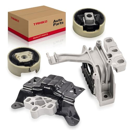 Engine Motor & Trans Mount Set For 2015-2020 Audi A3, S3, TT, TTS Quattro / 2015-2021 Volkswagen Golf Golf AllTrack Golf R Golf Sportwagen GTI Jetta for 9985 9918 9919 9917 A4934 A4935 EM-7275 EM-7260 - size: 2015-2020 A3, S3, TT, TTS Quattro