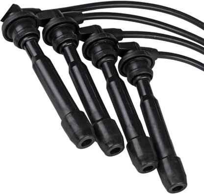 Autopart T ST-4239 Ignition Spark Plug Wire Set, 7mm, 4 Pcs, for Hyundai Elantra/Tiburon/Tucson, Kia Soul/Spectra5/Sportage