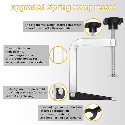 23300 Small Engine Valve Spring Compressor,Fit for Briggs and Stratton, Clinton, Harley-Davidson & More Springs 3/4" to 1-1/16", Two Jaw Sizes-23360 Large Jaw and 23370 Small Jaw