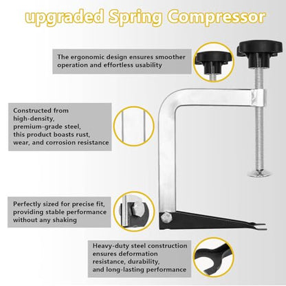 23300 Small Engine Valve Spring Compressor,Fit for Briggs and Stratton, Clinton, Harley-Davidson & More Springs 3/4" to 1-1/16", Two Jaw Sizes-23360 Large Jaw and 23370 Small Jaw