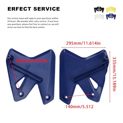 Motorcycle Fuel Tank Decorative Cover Enduro Dirt Bike Front Fuel Tank Plastics Fender Cover Compatible with DRZ400 DRZ400S DRZ400SM 2000-2022（Blue） - color: Blue