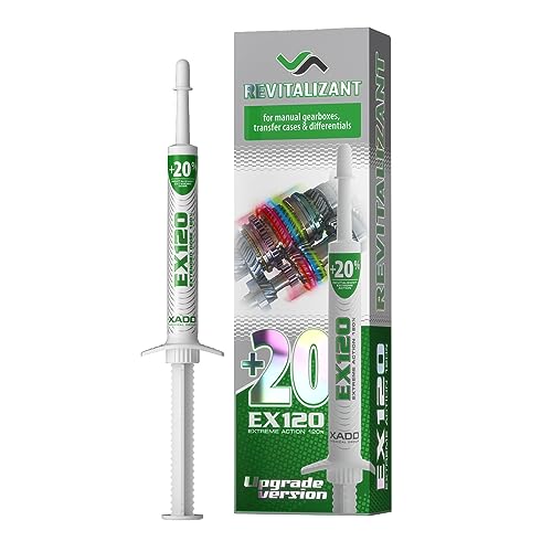 XADO EX120 Manual Transmission Fix - Treatment for Stick Shift Gearboxes, Transfer Cases & Differentials | Friction Modifier Additive - Repairs Sticking, Shudder and Slipping - size: Manual